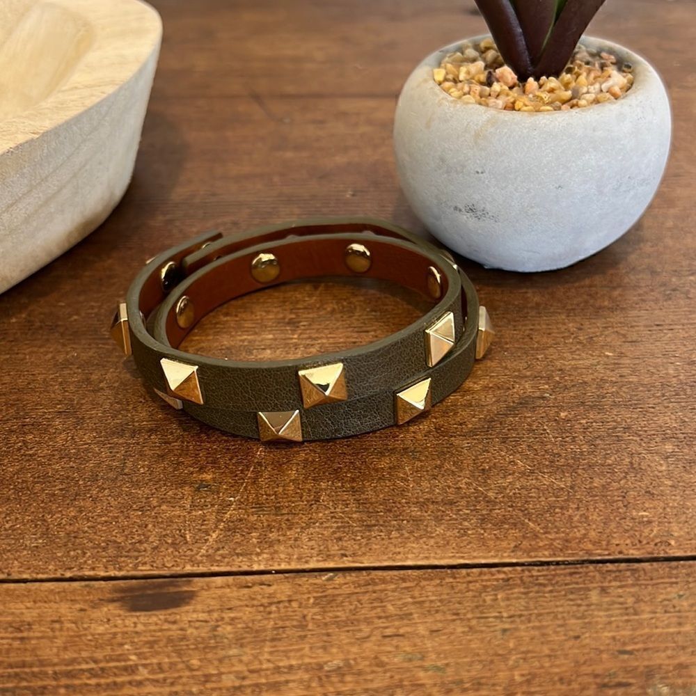 Faux Leather wrap bracelet 